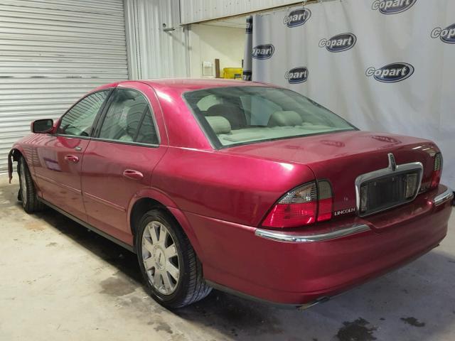 1LNHM87A64Y684124 - 2004 LINCOLN LS 红色 照片 3
