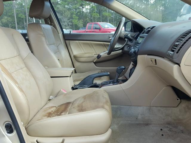 1HGCM56877A187173 - 2007 HONDA ACCORD EX GOLD photo 5