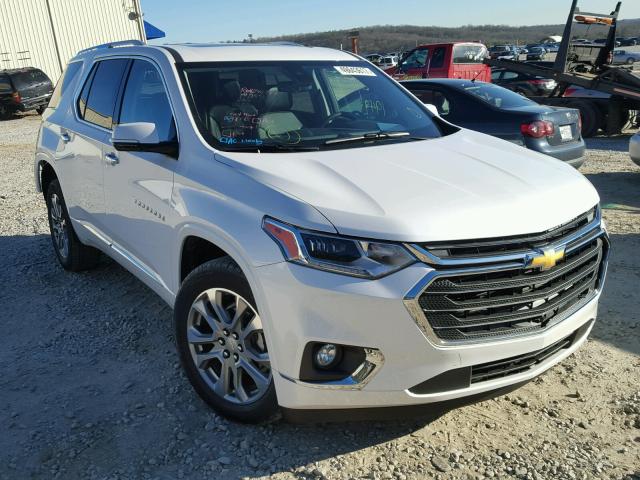 1GNERKKWXJJ128189 - 2018 CHEVROLET TRAVERSE P WHITE photo 1