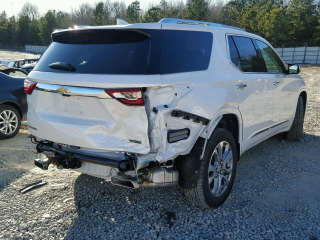 1GNERKKWXJJ128189 - 2018 CHEVROLET TRAVERSE P WHITE photo 4