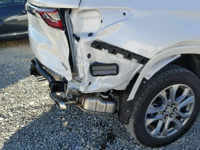 1GNERKKWXJJ128189 - 2018 CHEVROLET TRAVERSE P WHITE photo 9