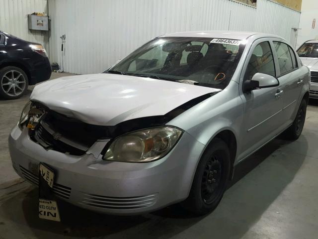 1G1AD5F55A7136120 - 2010 CHEVROLET COBALT 1LT SILVER photo 2