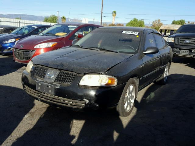 3N1CB51D65L514017 - 2005 NISSAN SENTRA 1.8 BLACK photo 2