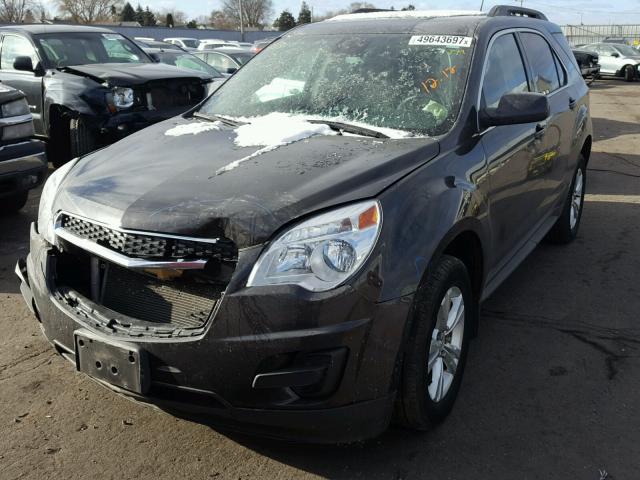 2GNFLFEK5E6115813 - 2014 CHEVROLET EQUINOX LT GRAY photo 2