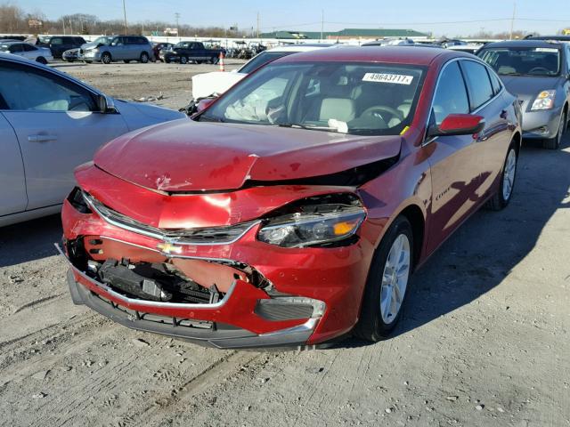 1G1ZJ5SUXGF256650 - 2016 CHEVROLET MALIBU HYB 红色 照片 2