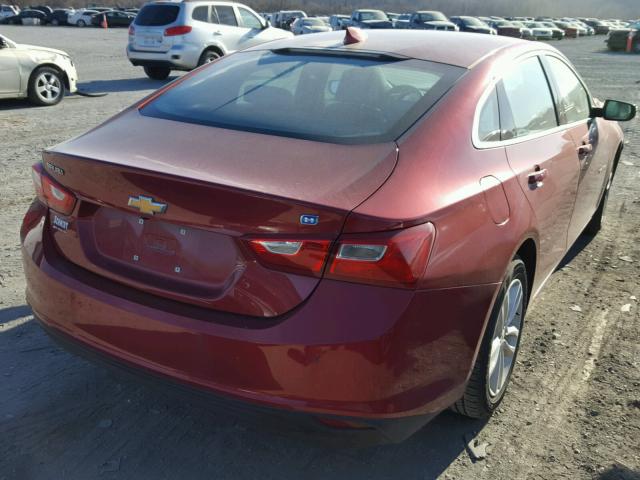 1G1ZJ5SUXGF256650 - 2016 CHEVROLET MALIBU HYB 红色 照片 4