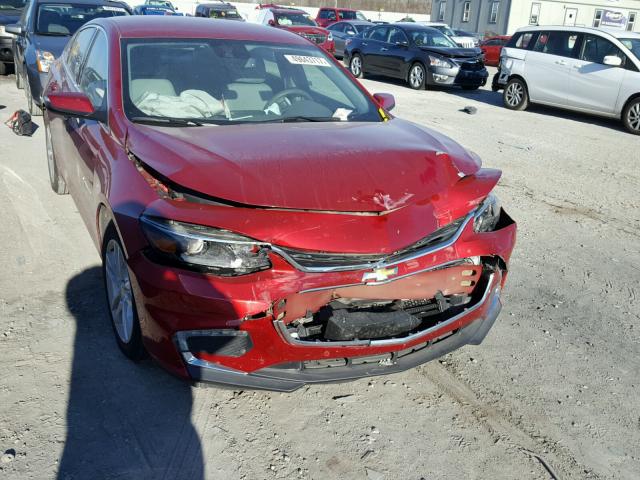 1G1ZJ5SUXGF256650 - 2016 CHEVROLET MALIBU HYB RED photo 9