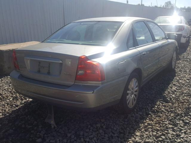 YV1TS592661442738 - 2006 VOLVO S80 2.5T GREEN photo 4