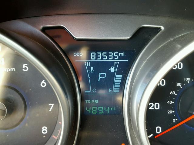 KMHTC6AD1CU066039 - 2012 HYUNDAI VELOSTER B SILVER photo 8