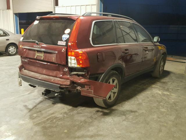 YV4CZ982X71345485 - 2007 VOLVO XC90 3.2 MAROON photo 4