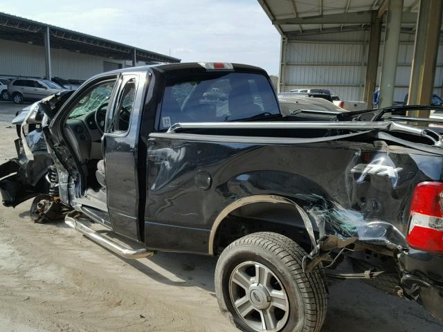 1FTRF12W58KD44811 - 2008 FORD F150 BLACK photo 10