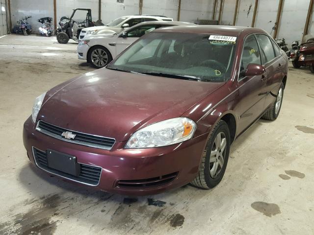 2G1WB58K579272642 - 2007 CHEVROLET IMPALA LS BURGUNDY photo 2