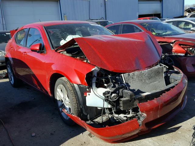 1C3CDZCB5DN720443 - 2013 DODGE AVENGER SX RED photo 1