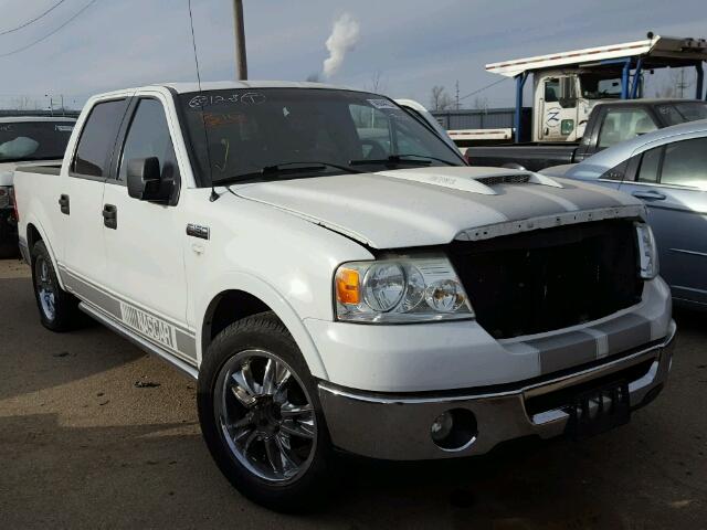 1FTPW12536FA64132 - 2006 FORD F150 SUPER WHITE photo 1