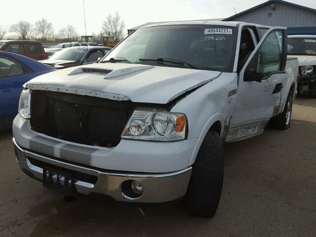 1FTPW12536FA64132 - 2006 FORD F150 SUPER WHITE photo 2