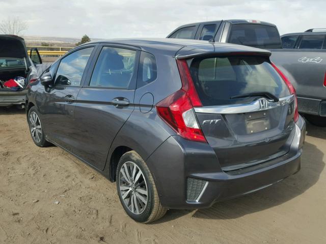 JHMGK5H75GX030991 - 2016 HONDA FIT EX CHARCOAL photo 3