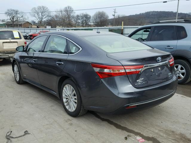 4T1BD1EB4FU044691 - 2015 TOYOTA AVALON HYB GRAY photo 3