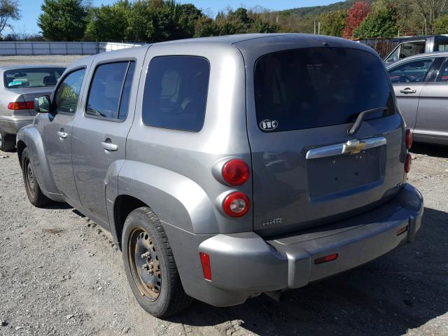 3GNDA13D67S532544 - 2007 CHEVROLET HHR LS Gris foto 3