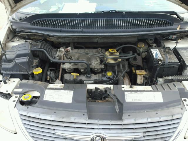 2C8GP64L21R122219 - 2001 CHRYSLER TOWN & COU WHITE photo 7