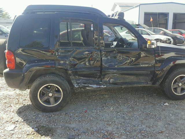 1J4GL38K64W159602 - 2004 JEEP LIBERTY RE BLACK photo 9
