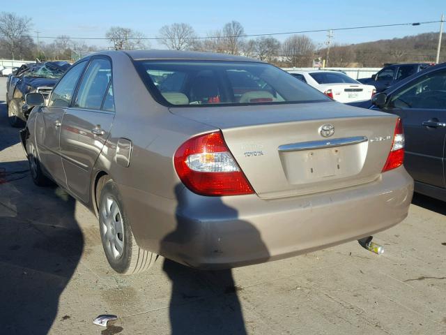 4T1BE32K84U851127 - 2004 TOYOTA CAMRY LE თაფლისფერი ფოტო 3