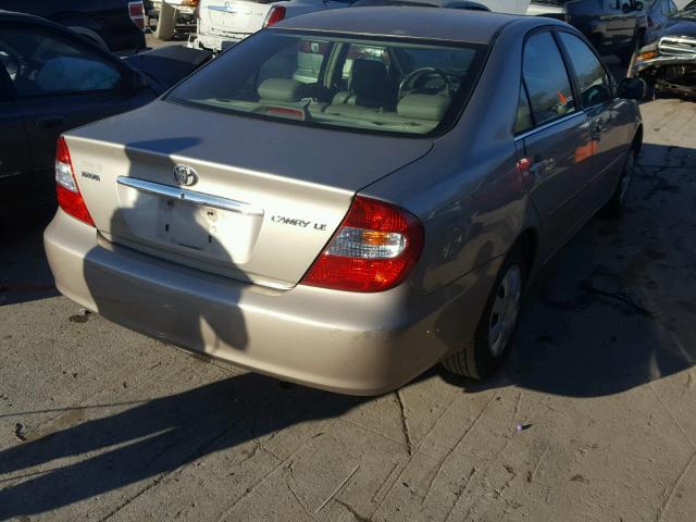 4T1BE32K84U851127 - 2004 TOYOTA CAMRY LE TAN photo 4