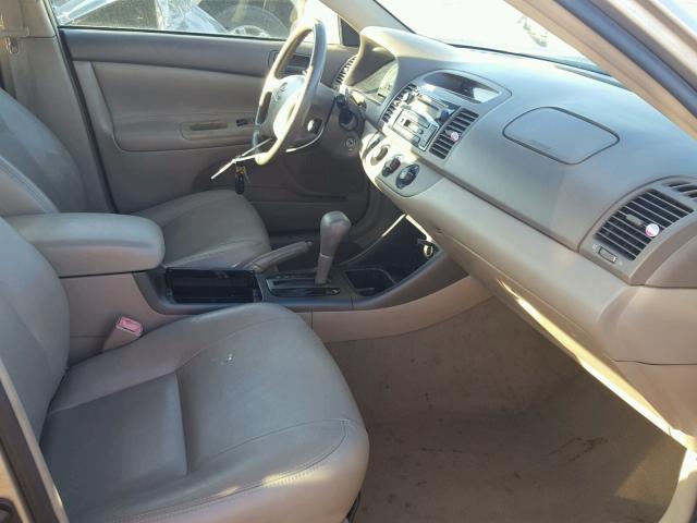 4T1BE32K84U851127 - 2004 TOYOTA CAMRY LE თაფლისფერი ფოტო 5