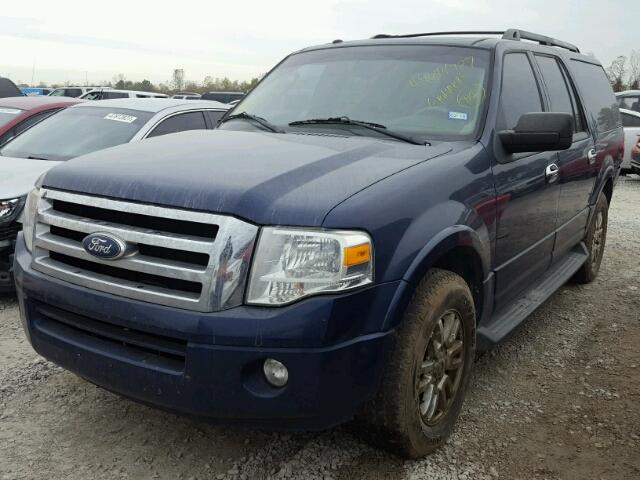 1FMJK1H59BEF42817 - 2011 FORD EXPEDITION BLUE photo 2