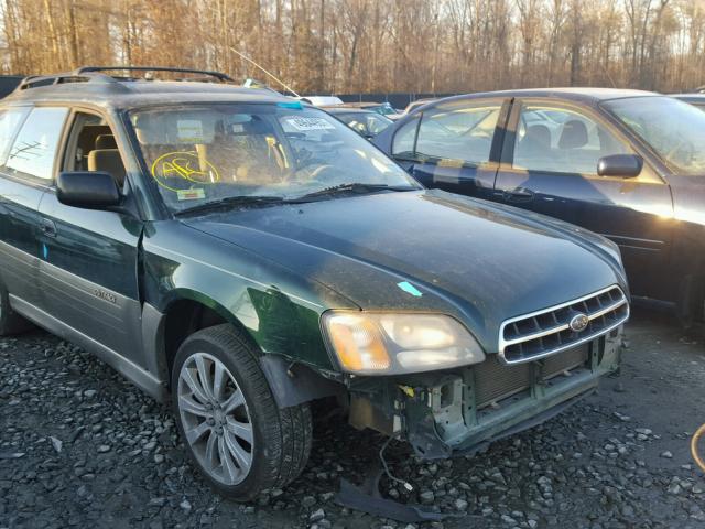 4S3BH6652Y7650670 - 2000 SUBARU LEGACY OUT GREEN photo 10