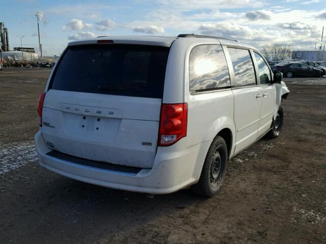 2C4RDGBG4CR396944 - 2012 DODGE GRAND CARA WHITE photo 4