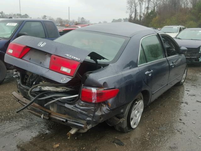 1HGCM56405A043524 - 2005 HONDA ACCORD LX GRAY photo 4