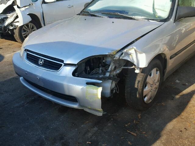 2HGEJ6671WH599250 - 1998 HONDA CIVIC LX SILVER photo 9