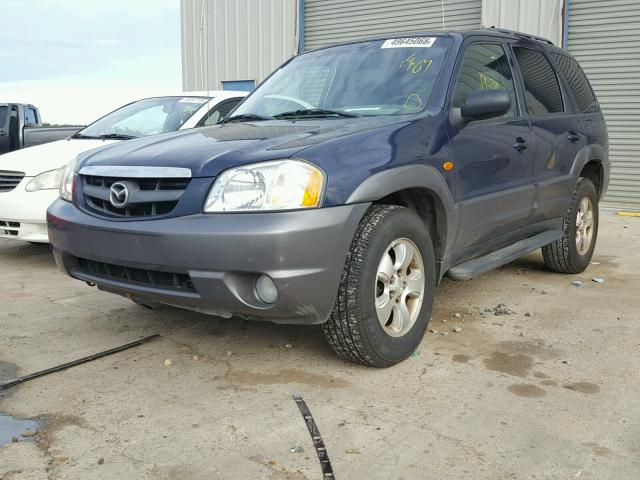 4F2CZ06103KM24063 - 2003 MAZDA TRIBUTE ES BLUE photo 2