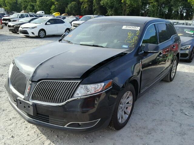 2LMHJ5NK2EBL53899 - 2014 LINCOLN MKT BLACK photo 2