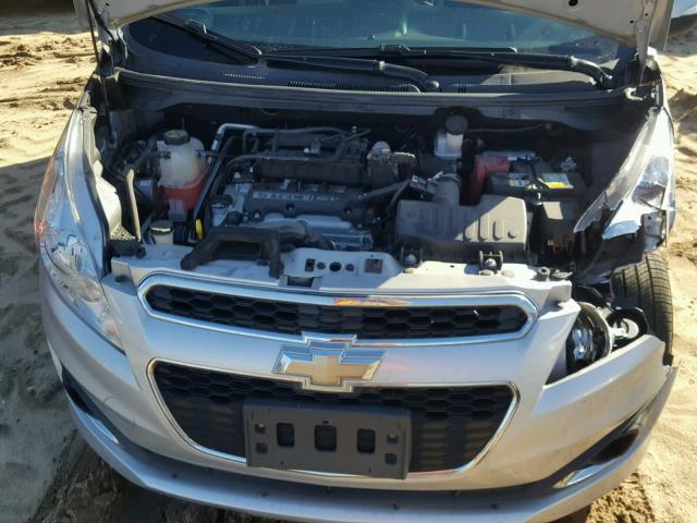 KL8CF6S96FC763313 - 2015 CHEVROLET SPARK 2LT SILVER photo 7