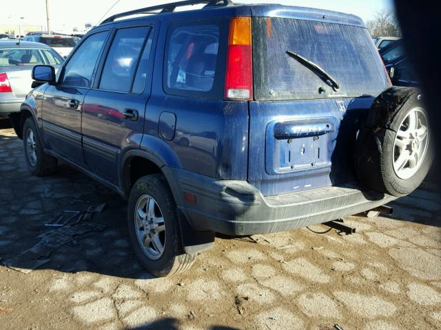 JHLRD1850VC032828 - 1997 HONDA CR-V LX BLUE photo 3