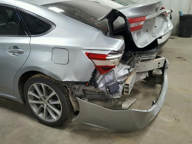 4T1BK1EB2FU161353 - 2015 TOYOTA AVALON XLE SILVER photo 9