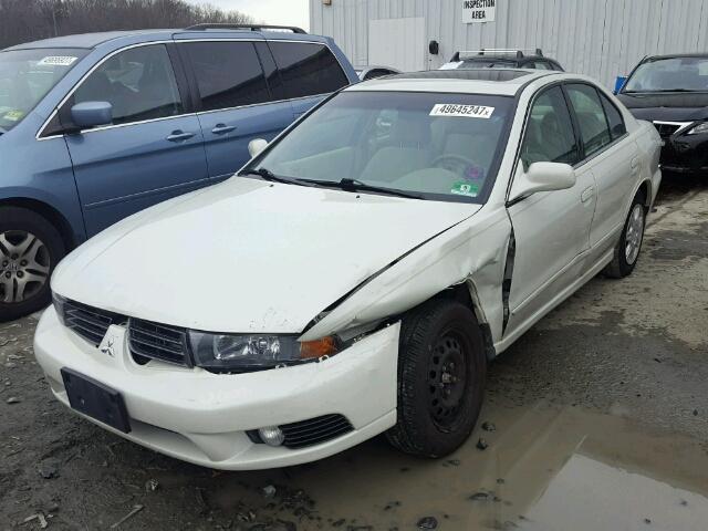 4A3AA46G93E202837 - 2003 MITSUBISHI GALANT ES WHITE photo 9