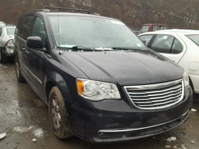 2C4RC1BG4CR306482 - 2012 CHRYSLER TOWN & COU BLACK photo 1