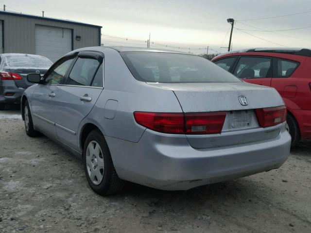 1HGCM55485A162245 - 2005 HONDA ACCORD LX SILVER photo 3