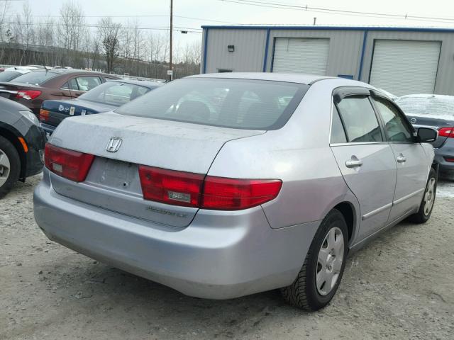 1HGCM55485A162245 - 2005 HONDA ACCORD LX SILVER photo 4