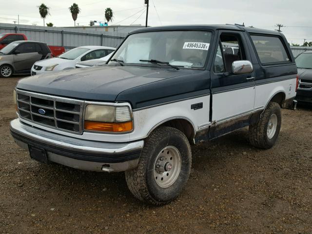 1FMEU15N5RLB48530 - 1994 FORD BRONCO U10 TWO TONE photo 2