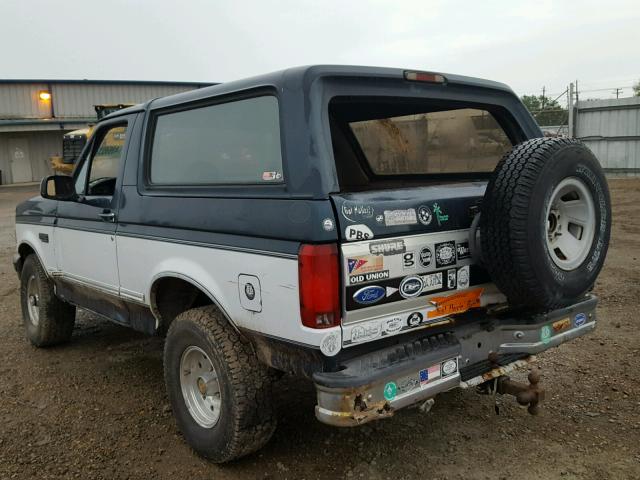 1FMEU15N5RLB48530 - 1994 FORD BRONCO U10 TWO TONE photo 3