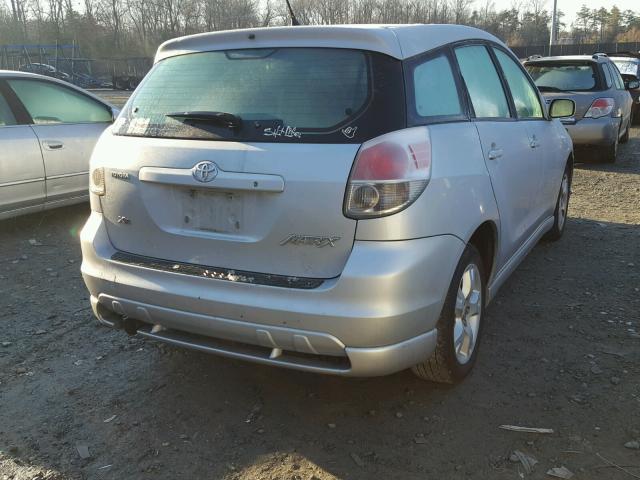 2T1KR30E67C654061 - 2007 TOYOTA COROLLA MA SILVER photo 4