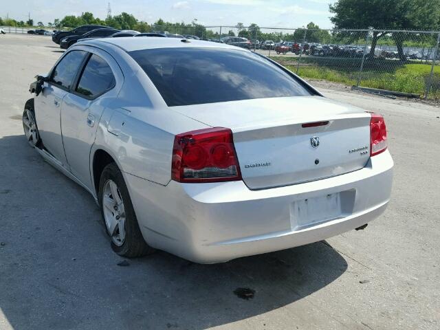 2B3CA3CVXAH168696 - 2010 DODGE CHARGER SX SILVER photo 3