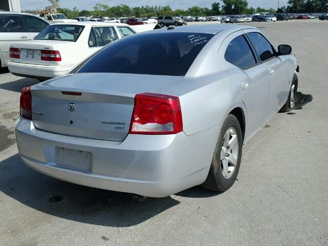 2B3CA3CVXAH168696 - 2010 DODGE CHARGER SX SILVER photo 4