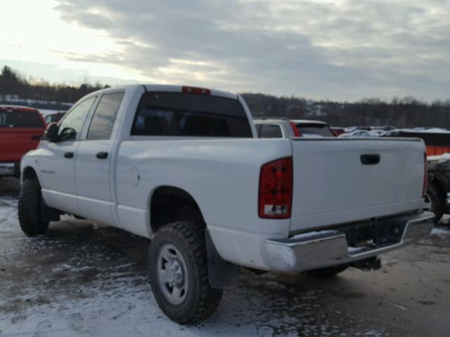 3D7KS28C55G848252 - 2005 DODGE RAM 2500 S Ağ foto 3
