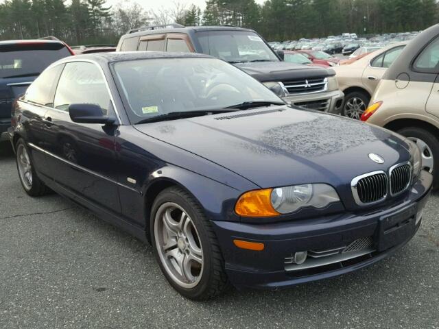 WBABN53471JU23625 - 2001 BMW 330 CI BLUE photo 1