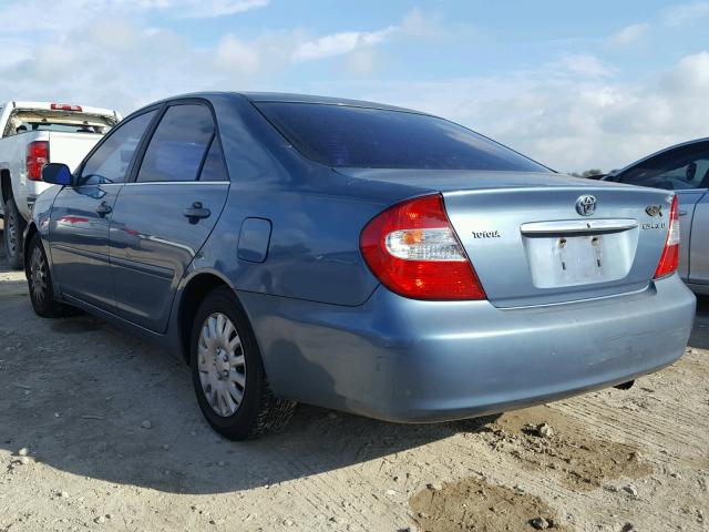 4T1BE32KX3U715323 - 2003 TOYOTA CAMRY LE BLUE photo 3