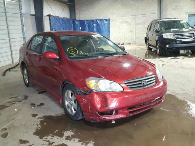 2T1BR32E14C271511 - 2004 TOYOTA COROLLA CE RED photo 1